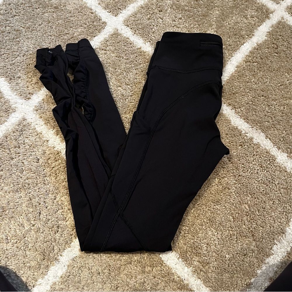 Lululemon Black 28" leggings size 2